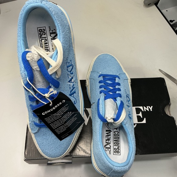 NWT 2023 Awake NY x Converse One Star Pro Low 'Blue' Unisex Sneakers 4.5M 6W Y2K - Picture 5 of 8